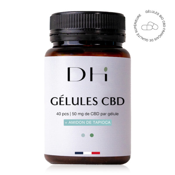 GÉLULES CBD - AMIDON DE TAPIOCA - 50MG CBD- L'SPACE VAPE