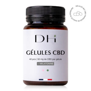 Gelules CBD & Mélatonine 50mg- L'SPACE VAPE