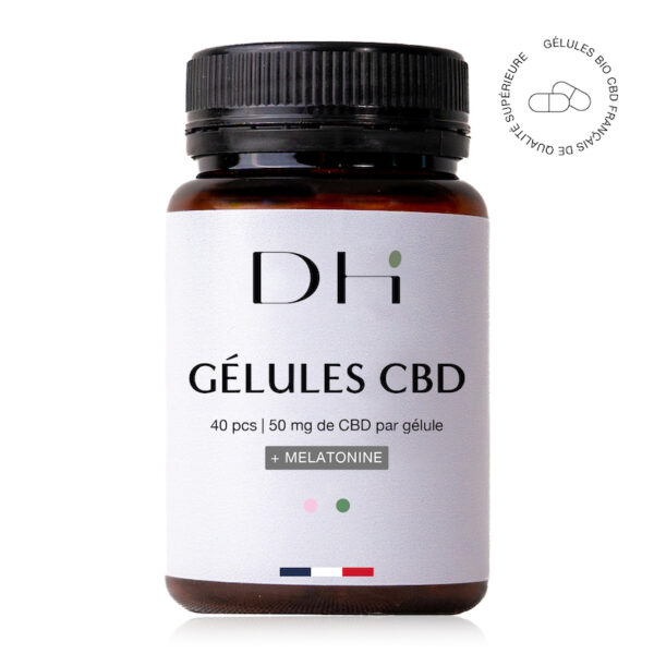 Gelules CBD & Mélatonine 50mg- L'SPACE VAPE