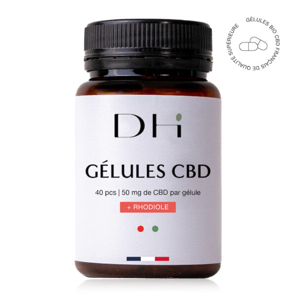 GÉLULES CBD - RHODIOLE - 50MG CBD- L'SPACE VAPE