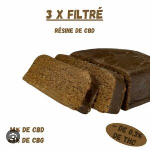 RÃ‰SINE CBD CBG 3X FILTRÃ‰ 2G