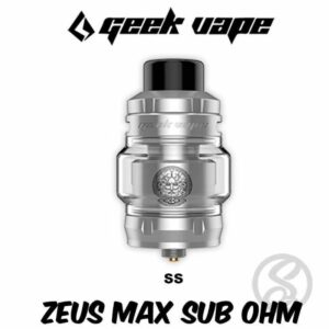 Atomiseur Zeus max 4ml - Geekvape -Couleur : Acier/Silver