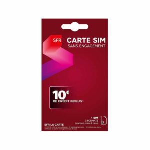 Carte SIM SFR â€“  sans engagement Ã— 10