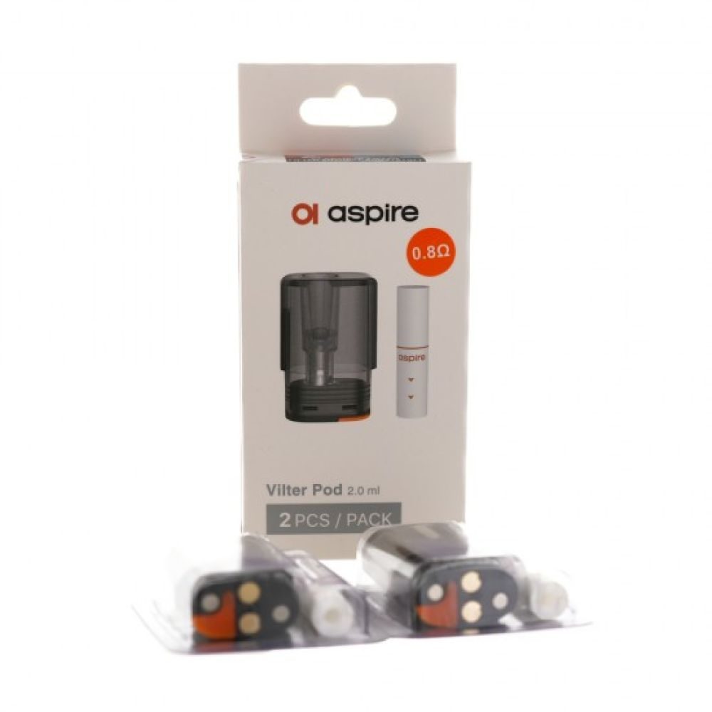 Cartouche Pod Vilter 0.8 ohms 2ML - Aspire (Par 2)