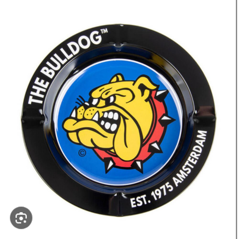 CENDRIER BULLDOG NOIR