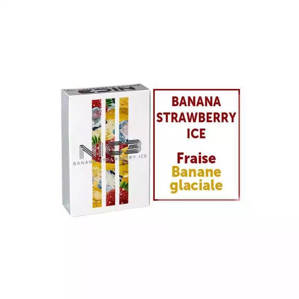 Tabac a chicha NIC3|Banana Strawberry Ice - 50G
