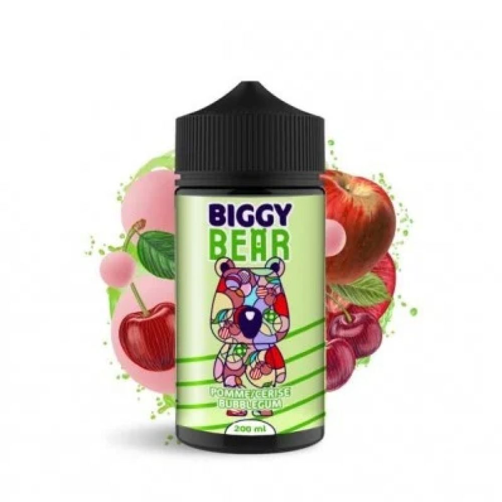 E-LIQUIDE Biggy Bear 200ml |Pomme cerise bubblegum