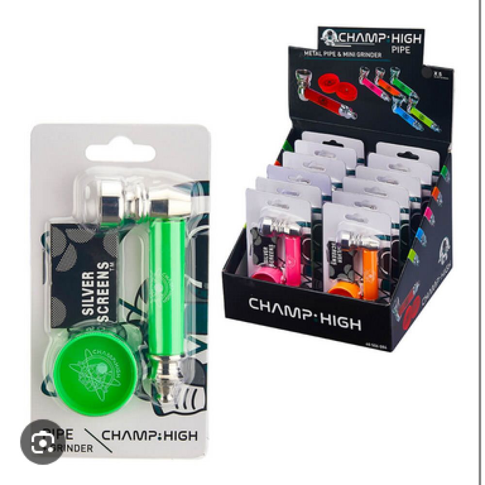 PIPE CHAMP HIGHT metal + grinder x12