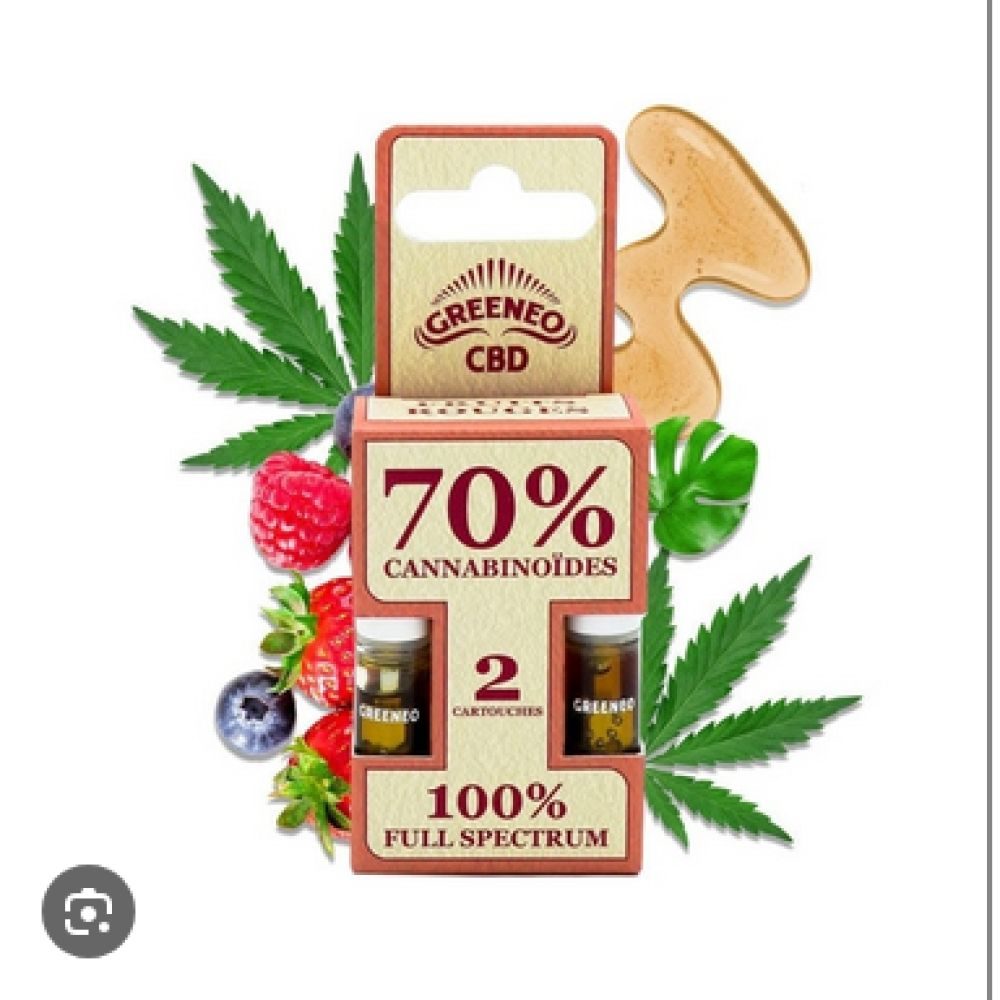 CARTRIDGE Fruit Rouge x2 70% FS Greeneo