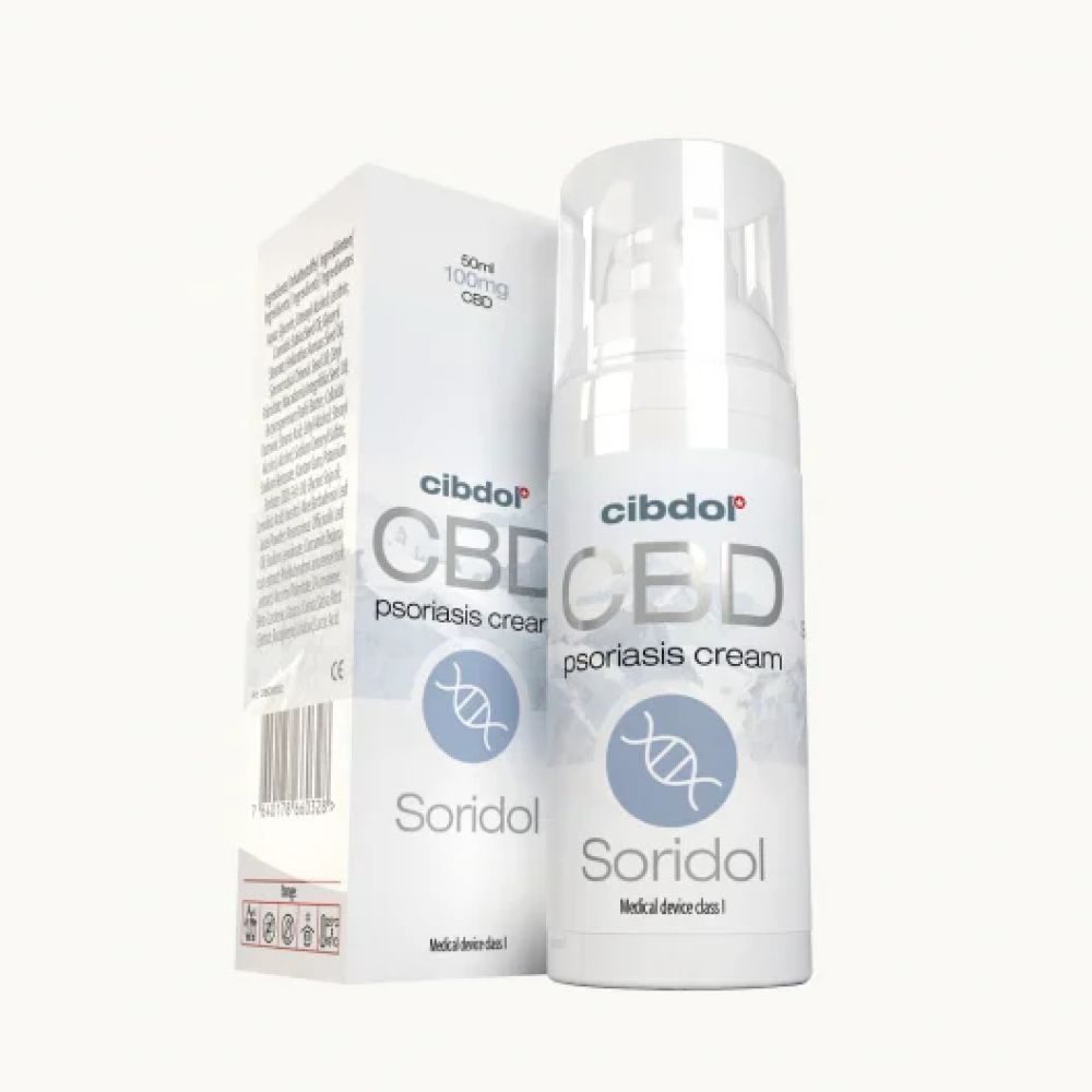COSMETIQUES CBD CREME PSORIASIS CIBIDOL 100MG