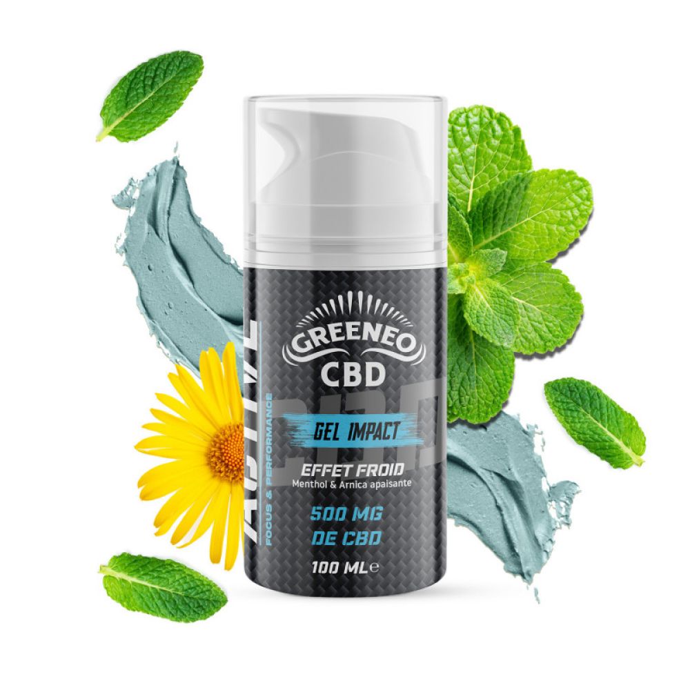 COSMETIQUES CBD Gel Impact CBD Active 500mg Greeneo