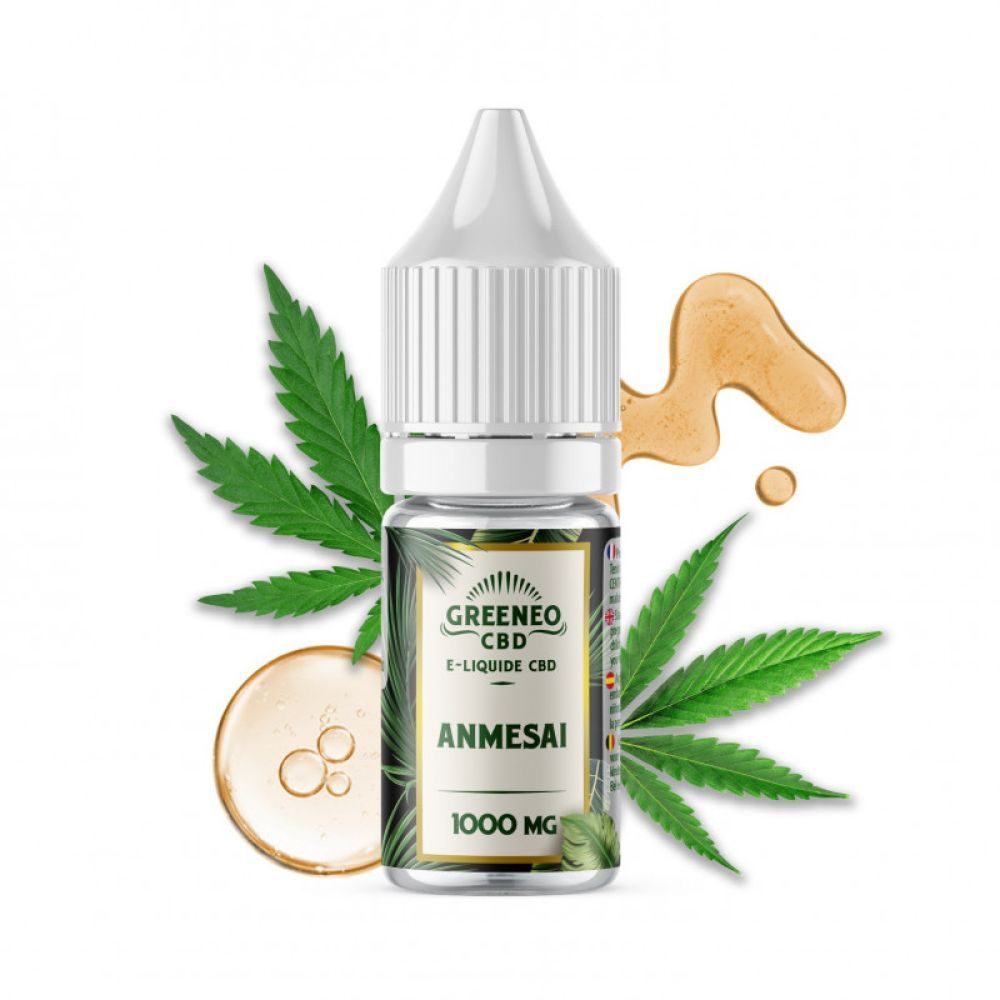 E-LIQUIDE CBD Amnesai 1000mg Greeneo