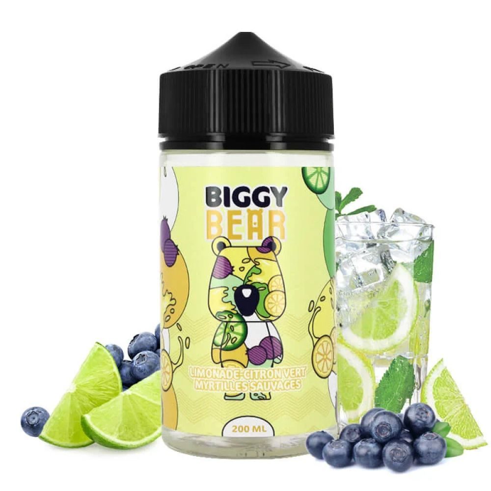 E-LIQUIDE Biggy Bear 200ml|Limo citron vert myrtilles sauvages