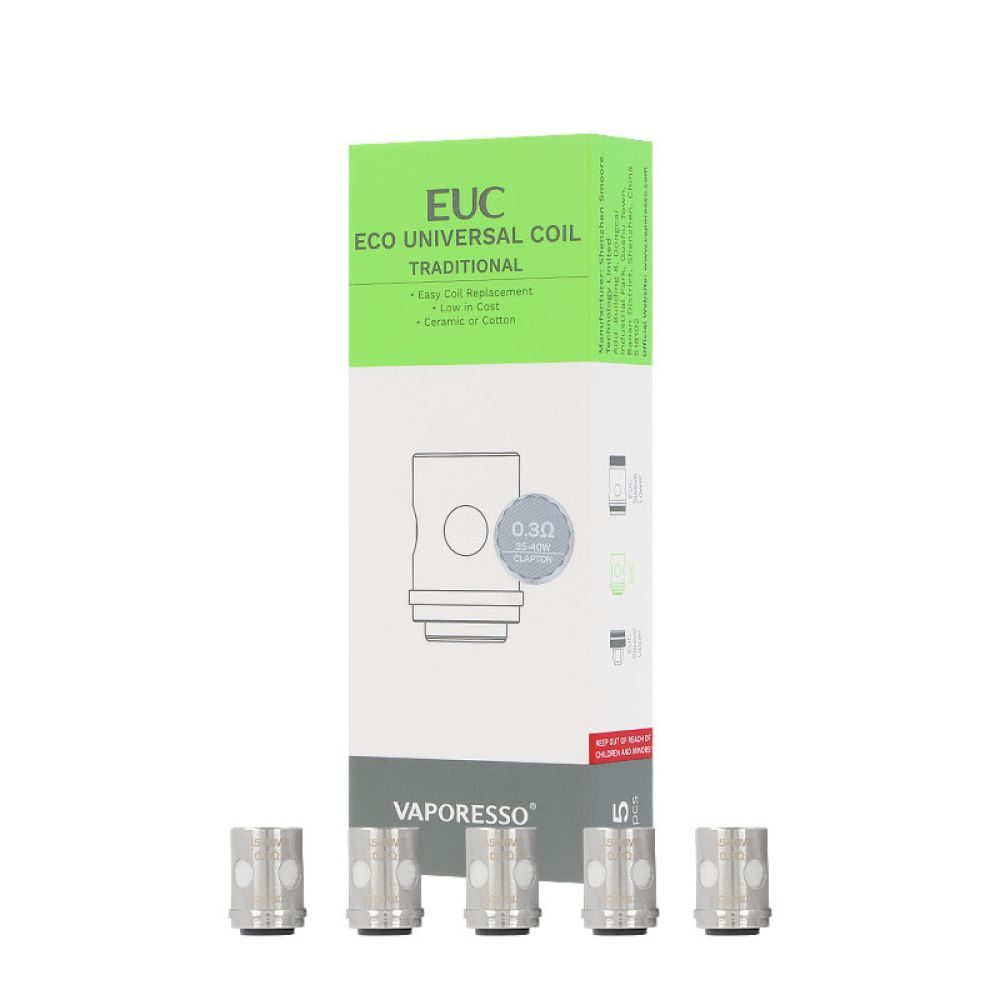 RÃ©sistance EUC Clapton Coil 0.5 - 35/40W par 5 - Vaporesso