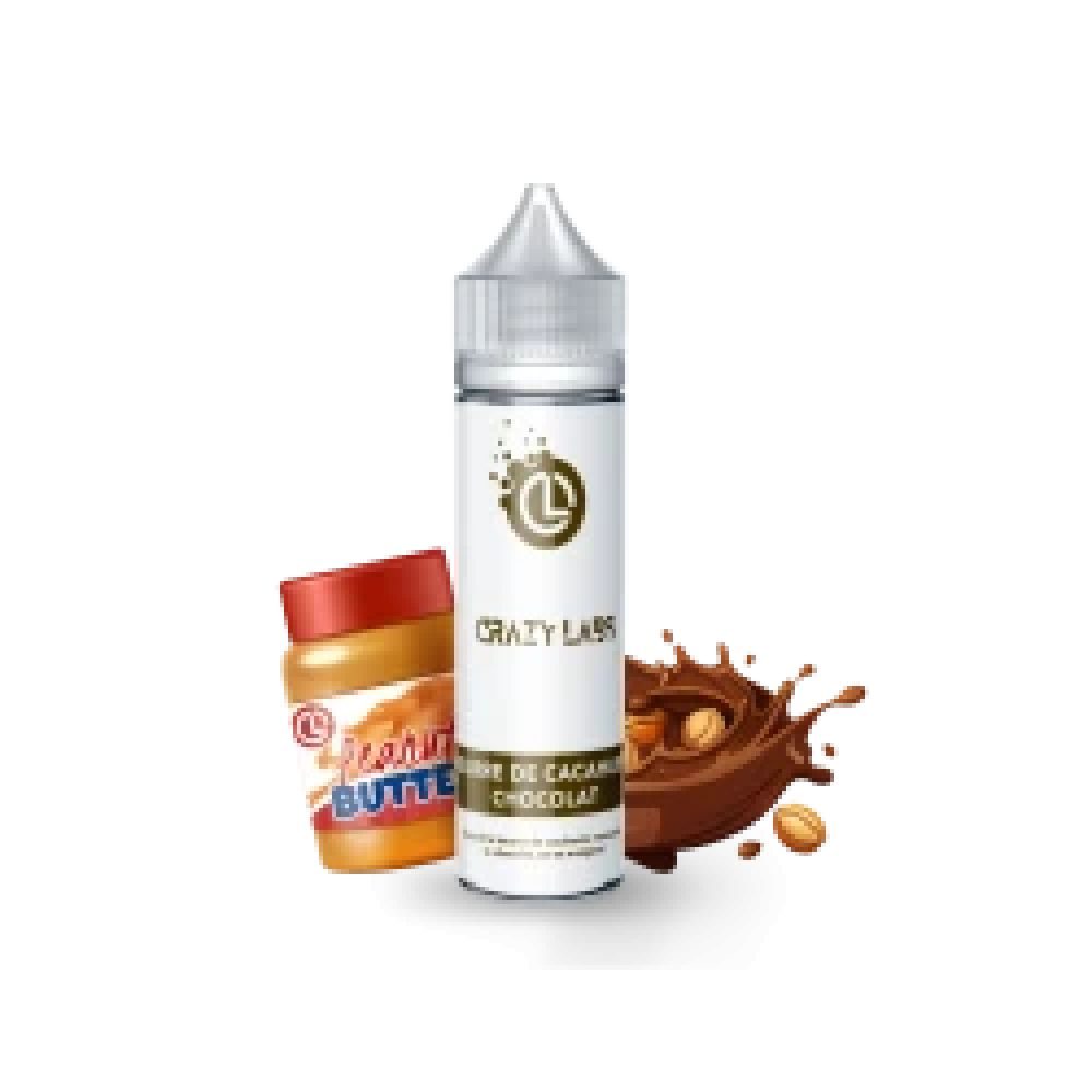 E-LIQUIDE crazy labs Beurre de cacahuete Chocolat 50ml