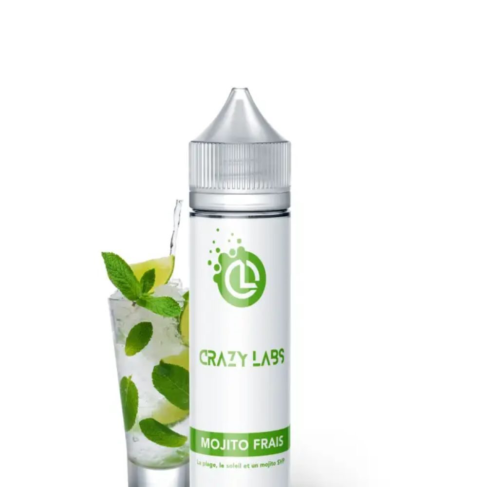 E-LIQUIDE crazy labs Mojito frais 50ml