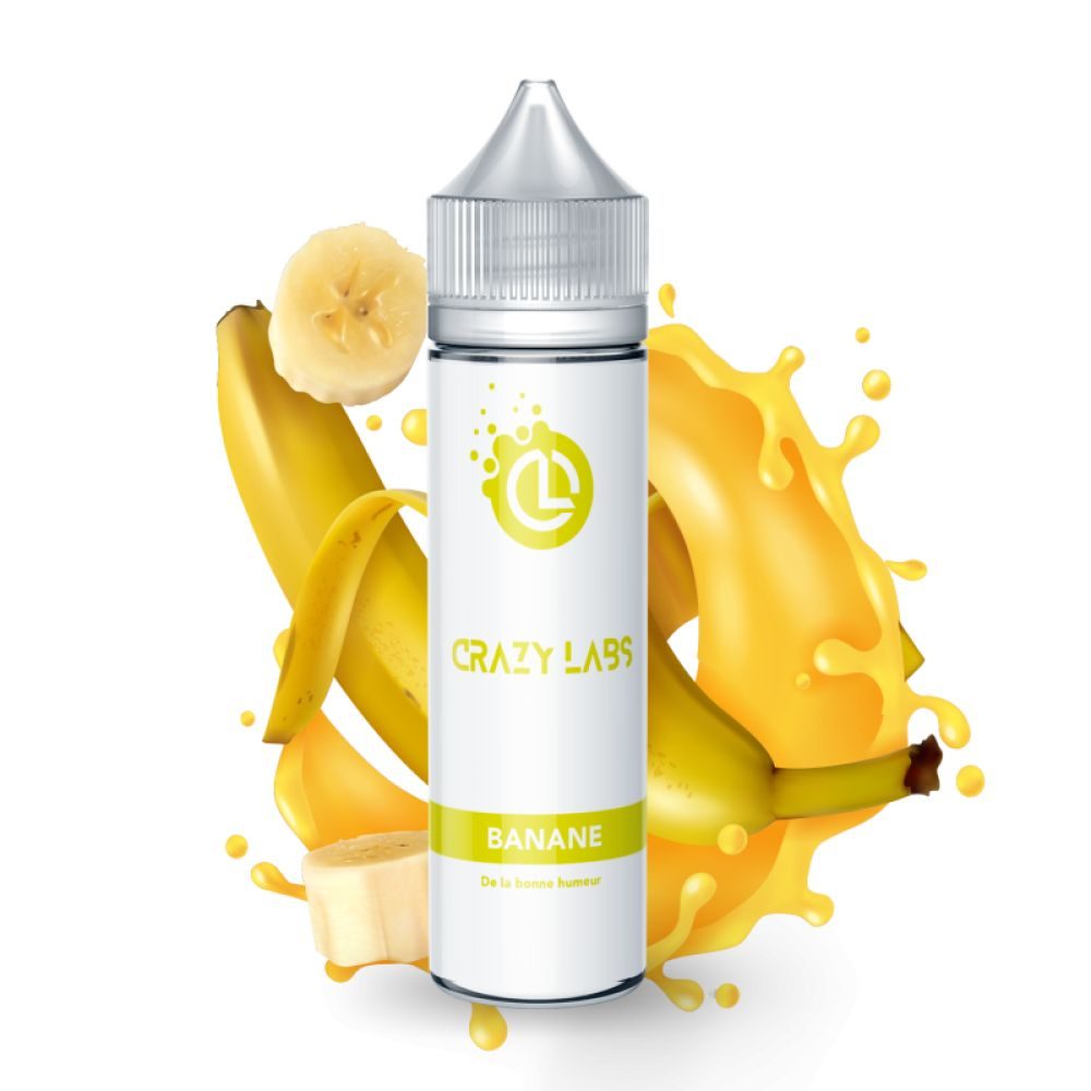 E-LIQUIDE crazy labs Banane 50ml
