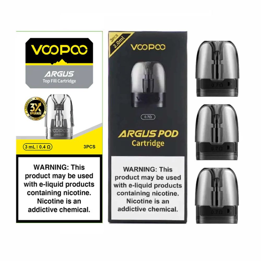 Cartouche ARGUS POD Cartridge 0.7 15-25W - 2.0ml Voopoo (par 3)