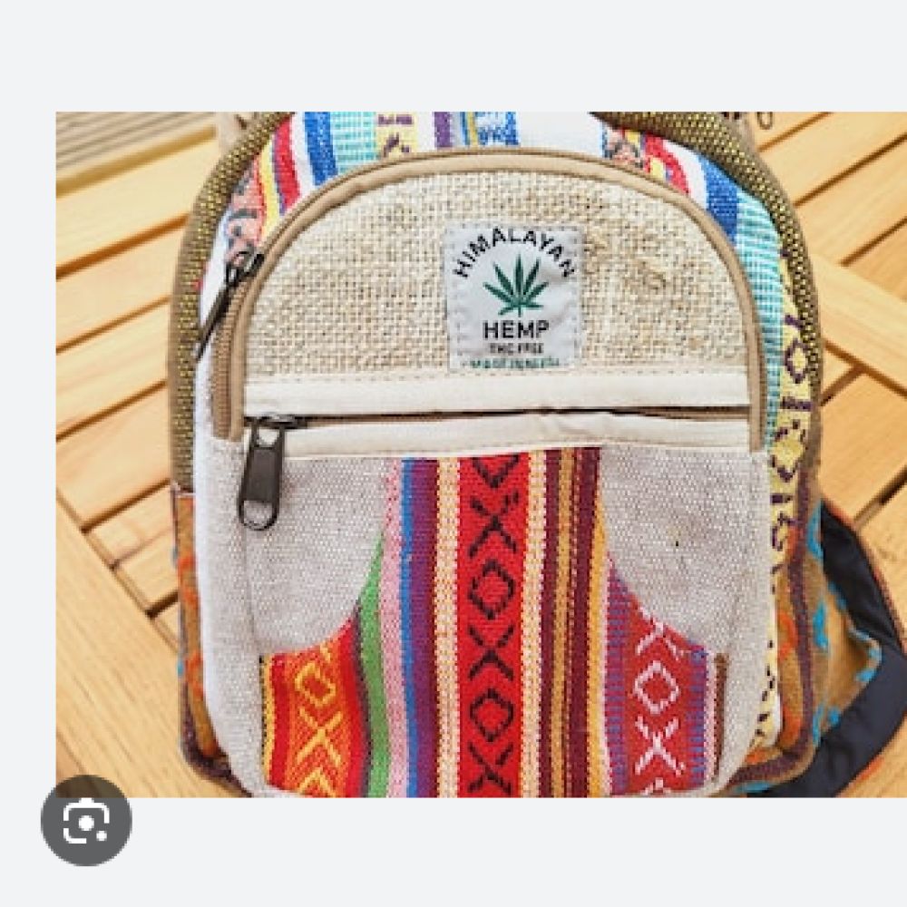 PETIT SAC A DOS FAIT MAIN HIMALAYA TINY (MARRON)
