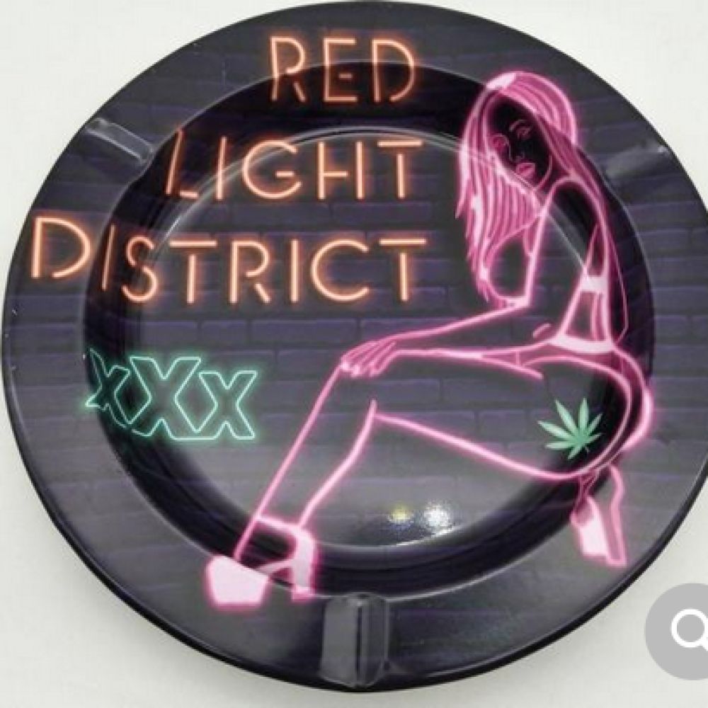 CENDRIER METAL RED LIGHT DISTRICT