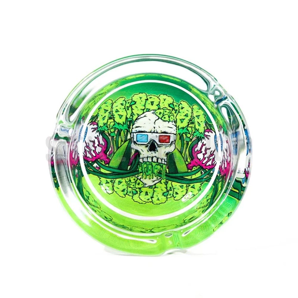 CENDRIER VERRE BEUZ SKELETON