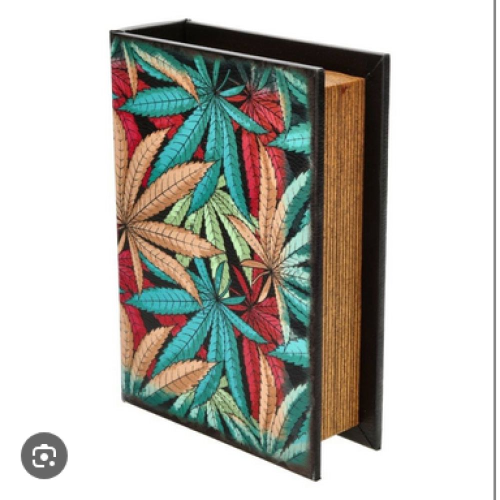 BOITE CACHETTE LIVRE CANNA LEAVES