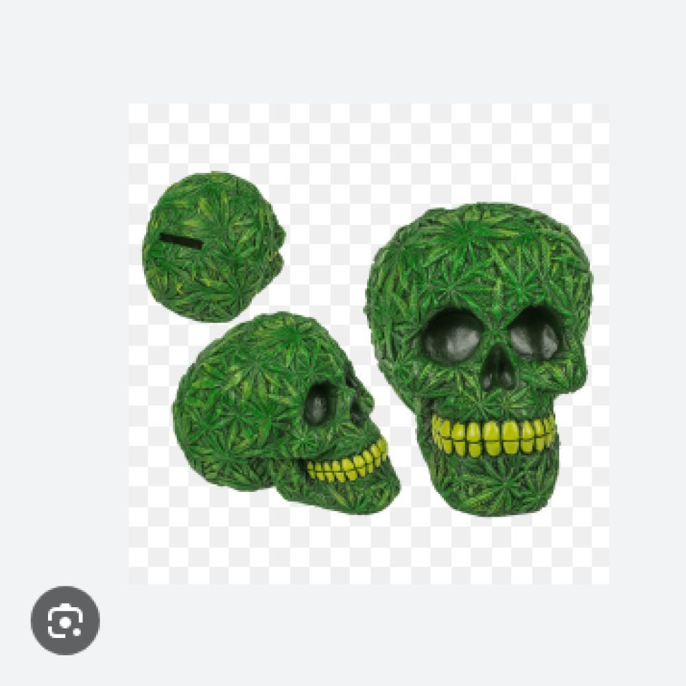 TIRELIRE SKULL LEAF
