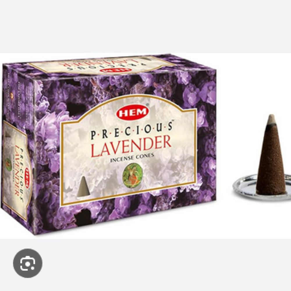 ENCENS HEM PRECIOUS LAVANDE CONES X12