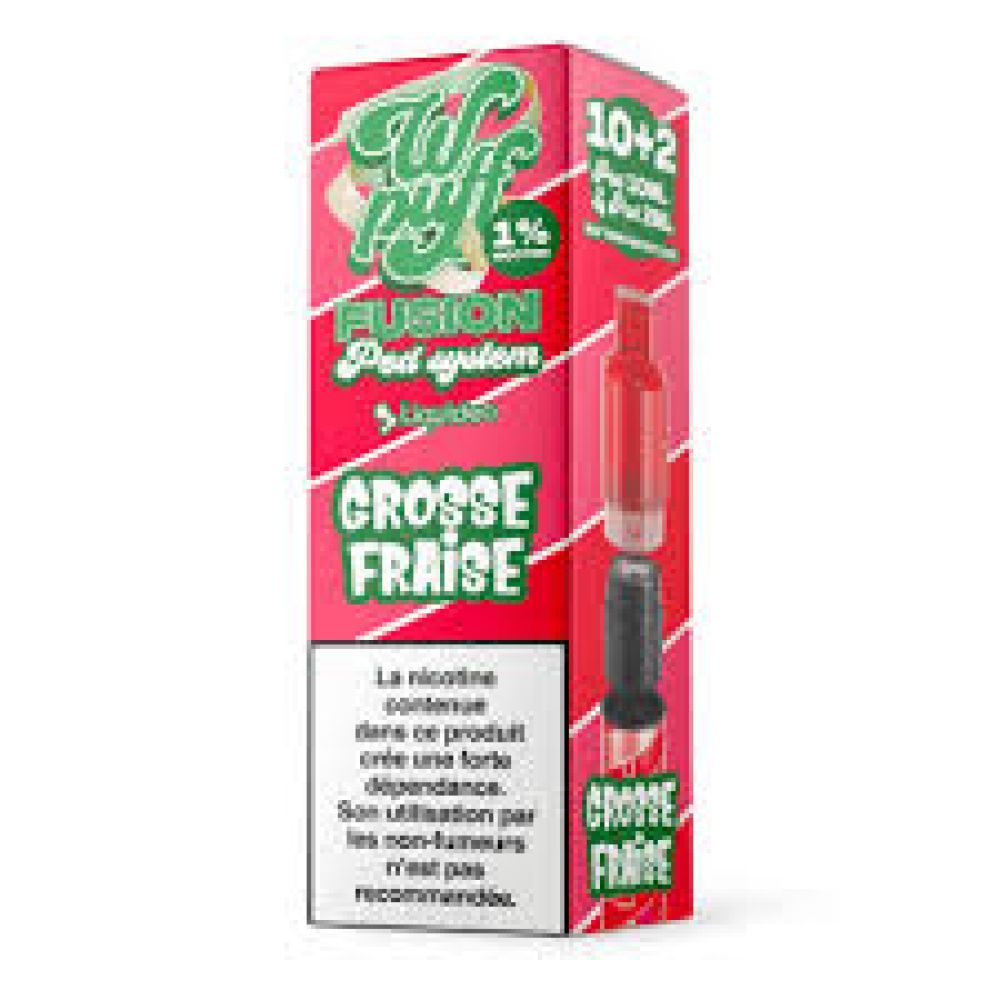 WPuff POD SYSTEM FUSION- Grosse Fraise 2%