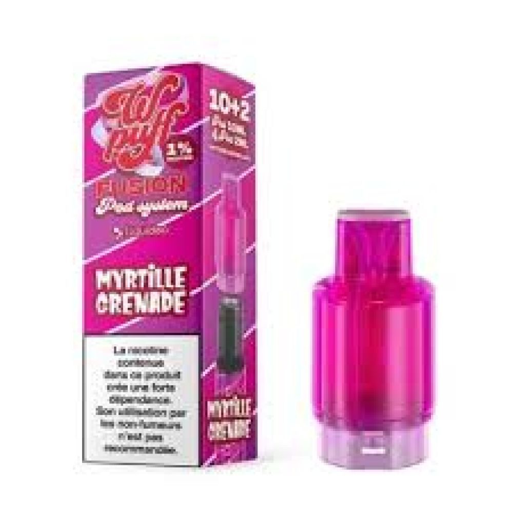 Wpuff Fusion Pod System Cartouche Myrtille grenade 1%