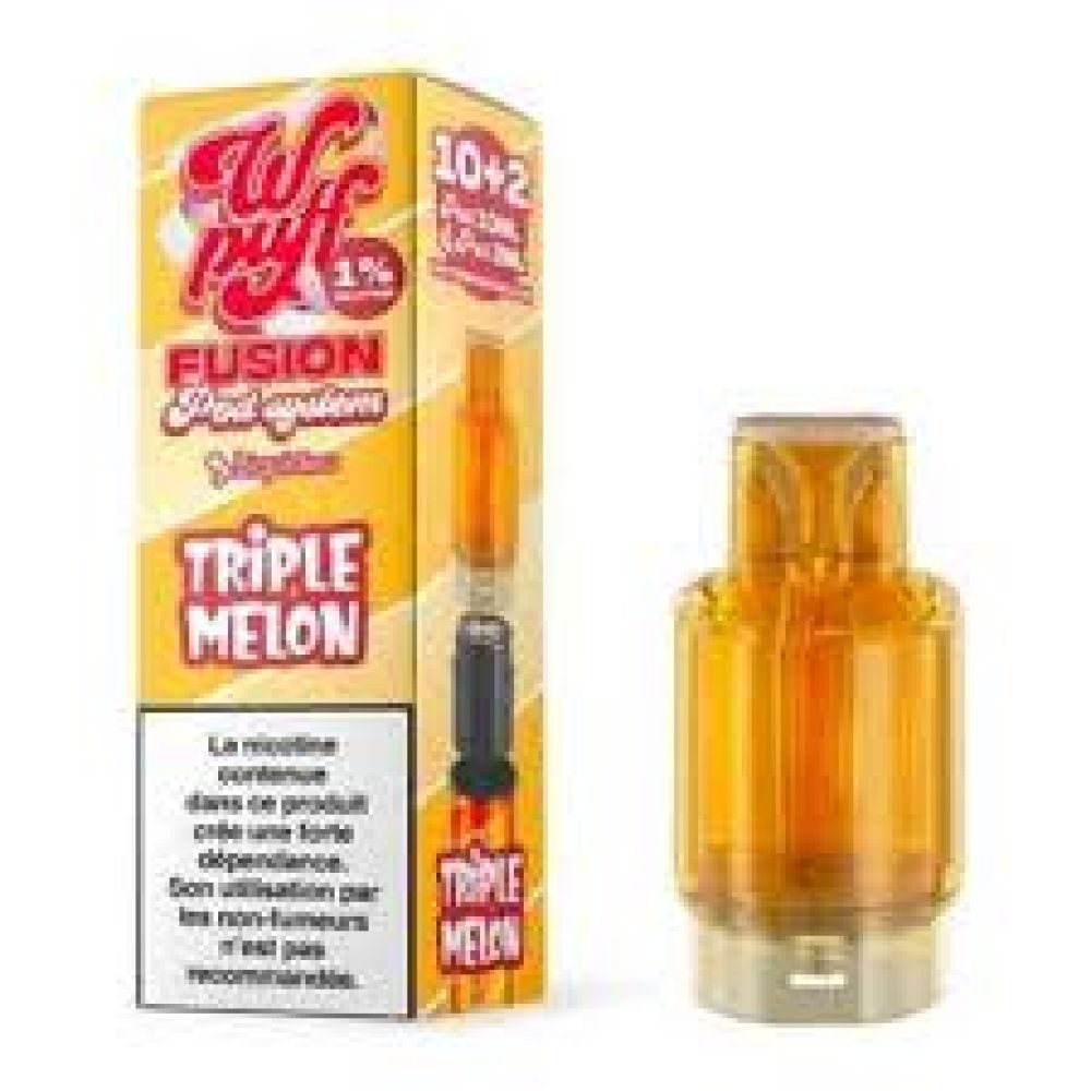 Wpuff Fusion Pod System Cartouche Triple Melon  2%