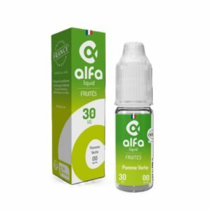 E-LIQUIDE ALPHA LIQUIDE POMME VERTE 6MG