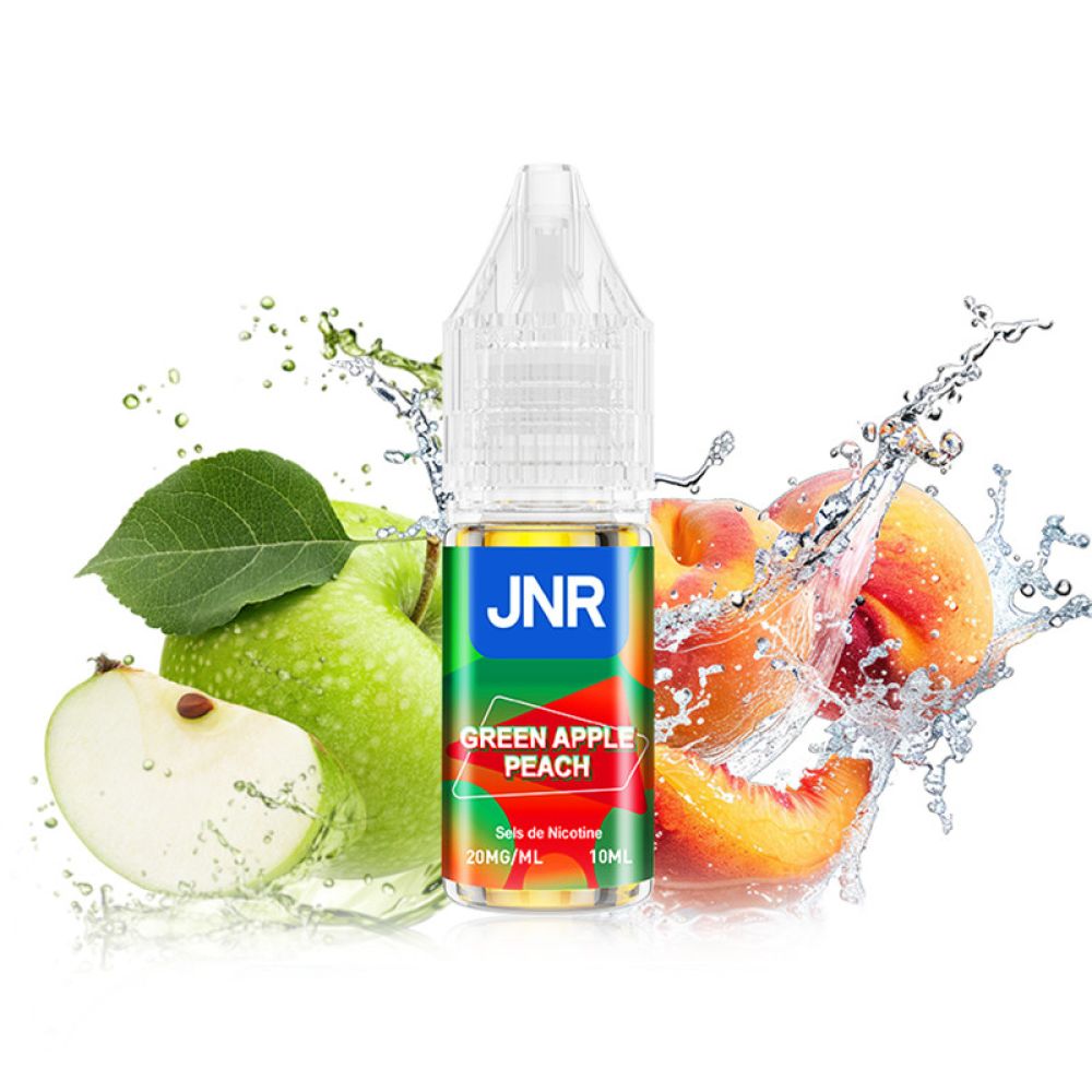 E-liquide Green Apple Peach 10ml Falcon-X - JNR (20 mg/ml)