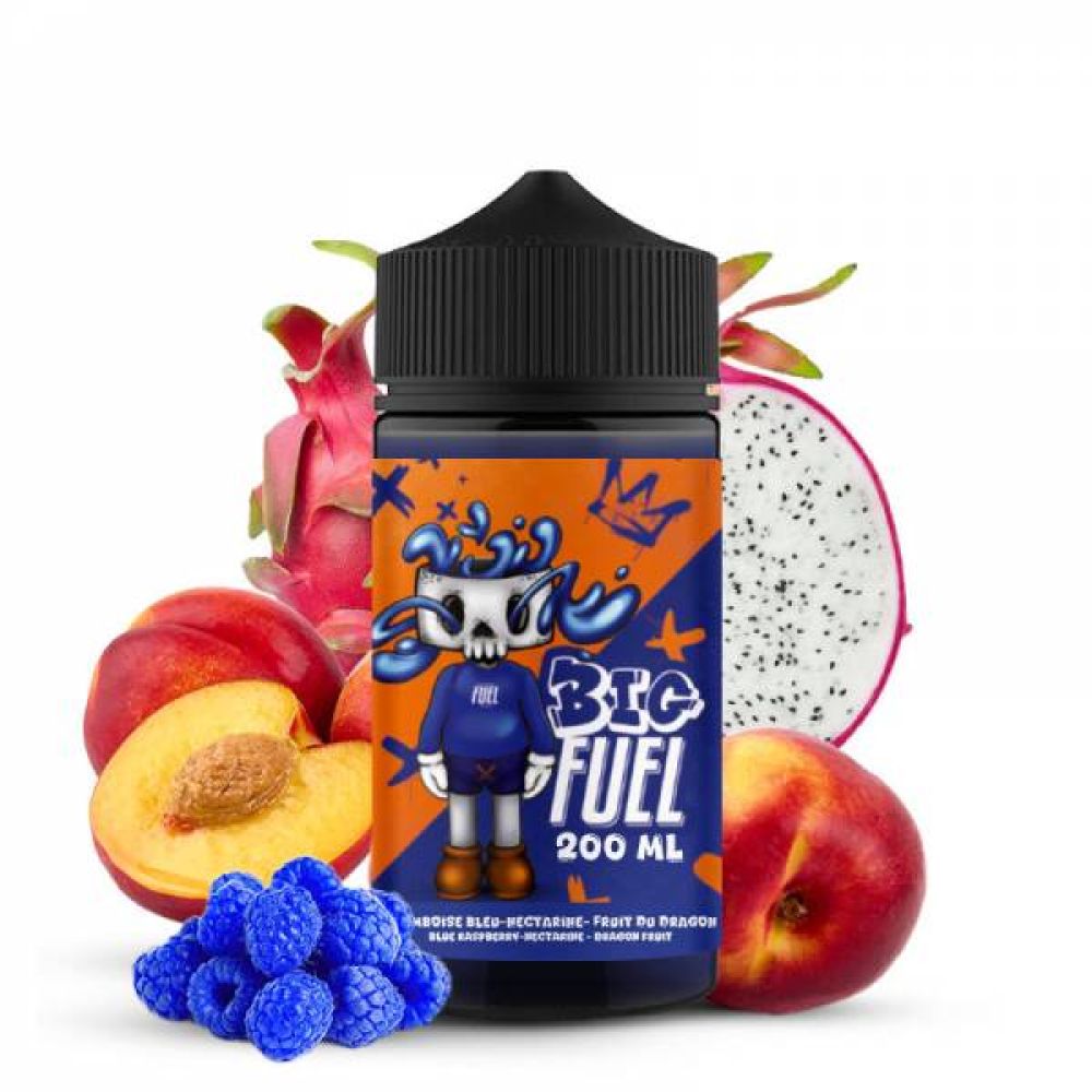 E-liquide Framboise Bleue Nectarine Fruit du Dragon 200ML - Big Fuel/Maison Fuel