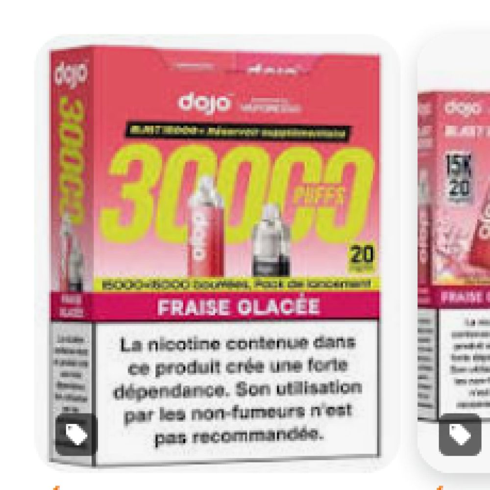 PUFF DOJO BLAST PACKAGE 30K FRAISE GLACÃ‰E