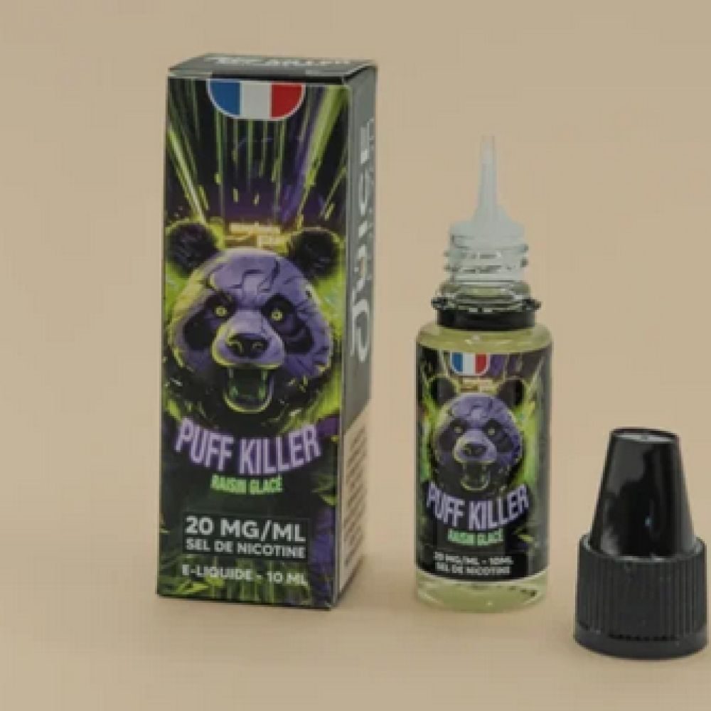 E-LIQUIDE SEL DE NICOTINE / PUFF KILLER -RAISIN GLACEE 20MG/10ML