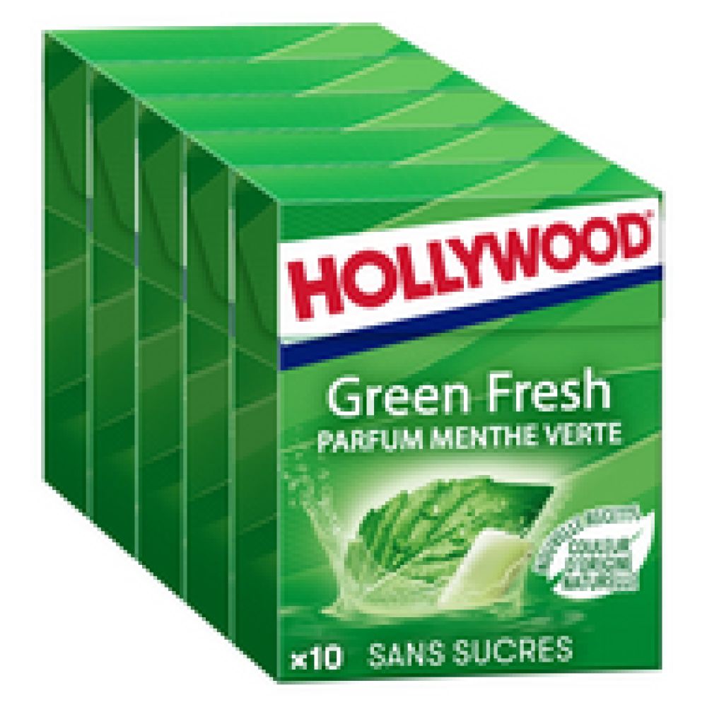 HOLLYWOOD CHEWING GUM MENTHE VERTE