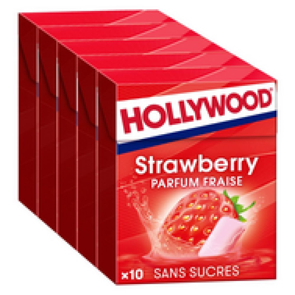 HOLLYWOOD CHEWING GUM FRAISE