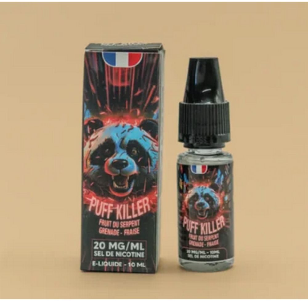E-LIQUIDE SEL DE NICOTINE / PUFF KILLER - FRUT DU SERPENT-GRENADE FRAISE  20MG /10ML