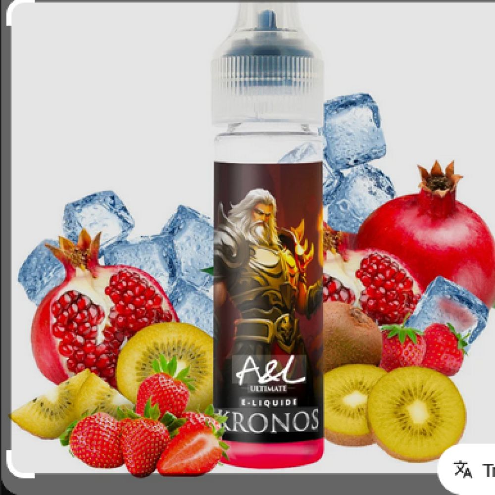 E-LIQUIDE A&L KRONOS / FRAISE-GRENADE-KIWI JAUNE / 50ML