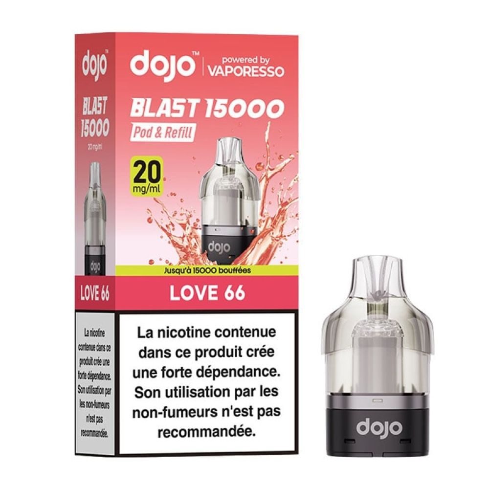 DOJO BLAST 15K POD & RECHARGE - LOVE 66