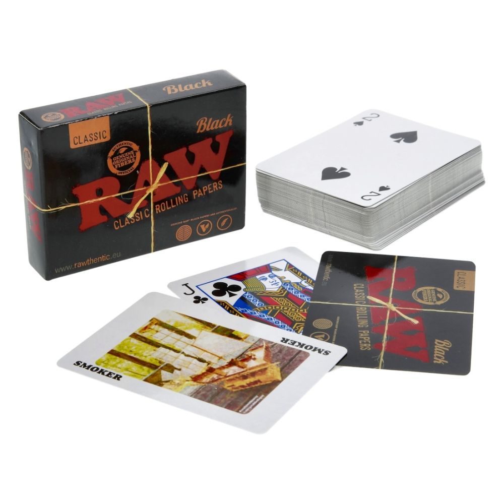 JEU DE CARTES RAW BLACK