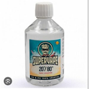 Base 500ML 20/80 Supervape 20PG/80VG