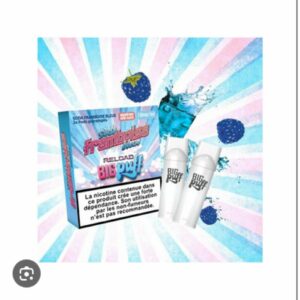 Pods Big Puff Reload Soda Framboise Bleue 20mg, Pack de 2